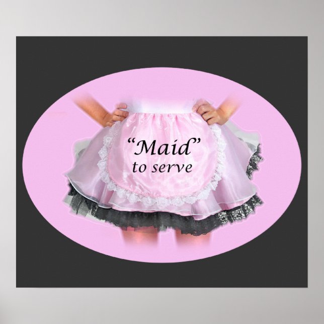 Affiches Servir une domestique (Devant)