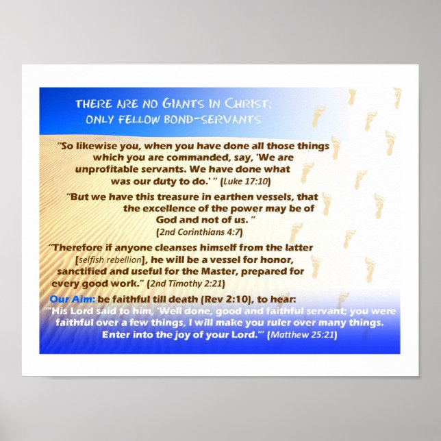 Affiches Serviteur (Devant)