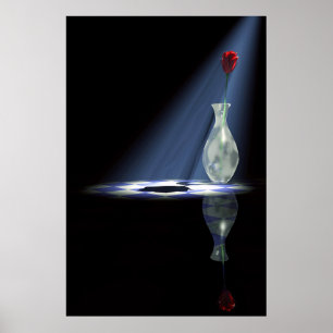 Affiches s'est levé dans le vase 2