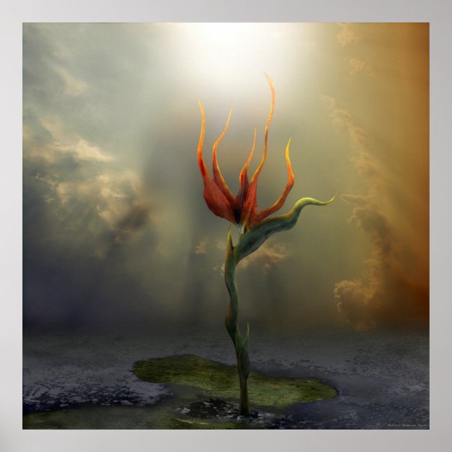 Affiches Seul | Art numérique surréel (Devant)