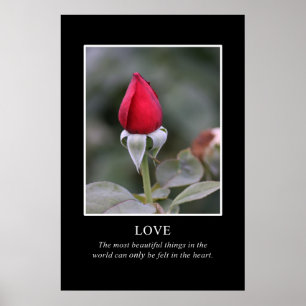 Affiches Seulement le coeur sait la beauté vraie