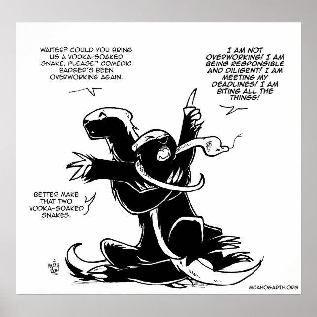 Affiches SFWA Badey : Surmenage (Devant)