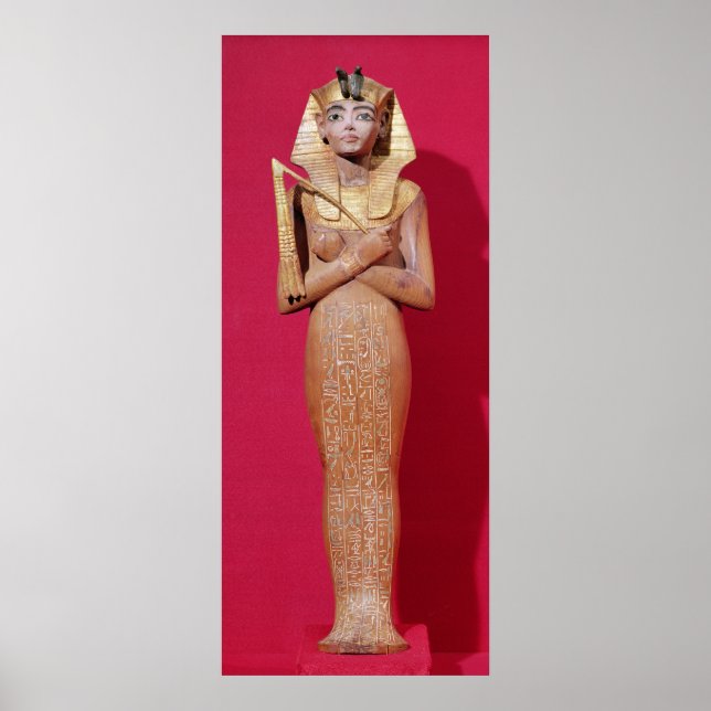 Affiches Shabti figure du roi de la tombe de Toutankhamon (Devant)