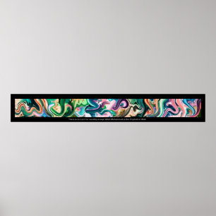 Affiches Shahada Calligraphie Arabe obtenue pour lutter con