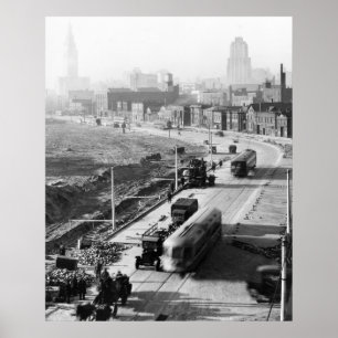 Affiches Shaker Heights Street Cars, 1927