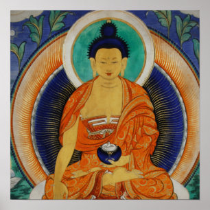 Affiches Shakyamuni Thangka
