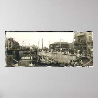 Affiches Shanghai Harbour Panorama Imprimer vers 1928