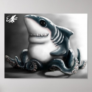 AFFICHES SHARKTOPUS