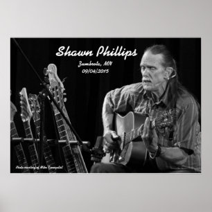 Affiches Shawn Phillips LIVE à Zumbrota, MN en 2015