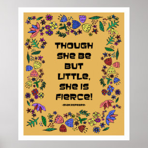 Affiches She Is Fierce