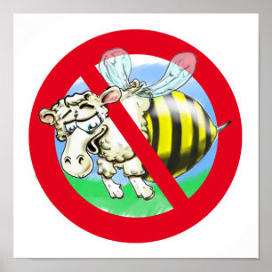 Affiches Sheeplebee interdit