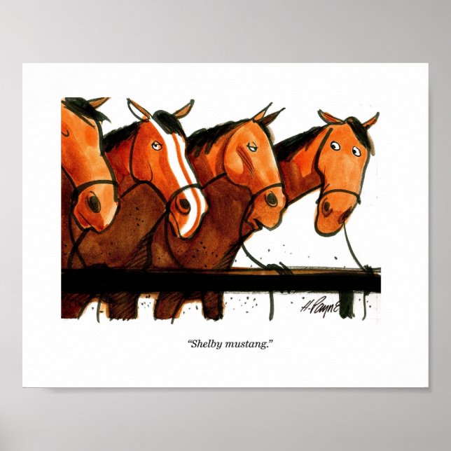 Affiches Shelby Mustang (Devant)