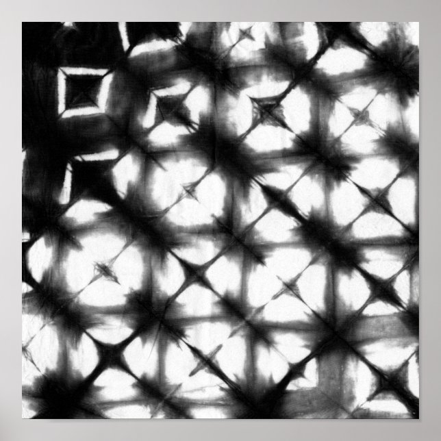 Affiches Shibori I graphique (Devant)