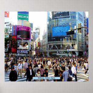 Affiches Shibuya, Tokyo, Japon