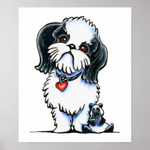 Affiches Shih Tzu Panda
