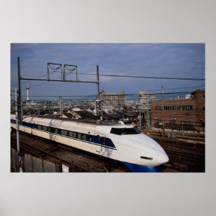 Affiches Shinkansen ou Bullet Train, Kyoto, Japon