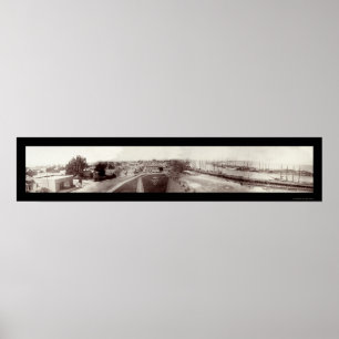 Affiches Ships San Pedro Harbor Photo 1904