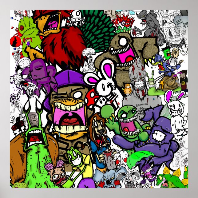 Affiches Shiroi Usagi Canvas (Devant)