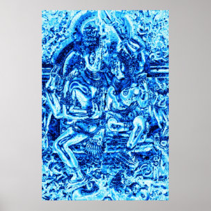 Affiches Shiva et étreinte de Shakti