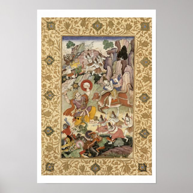 Affiches Shiva killing the Demon Andhaka, c.1585-90 (Devant)