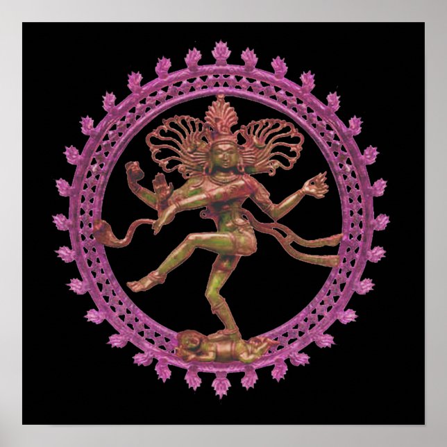 Affiches Shiva (Nataraja) la danseuse cosmique (Devant)