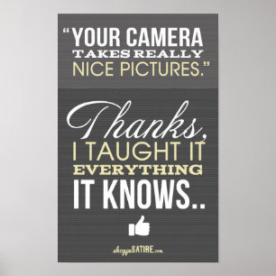 Affiches Shoppe Satire - Humour pour les photographes Impri