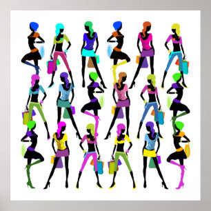 Affiches Shopping Glamor Girls
