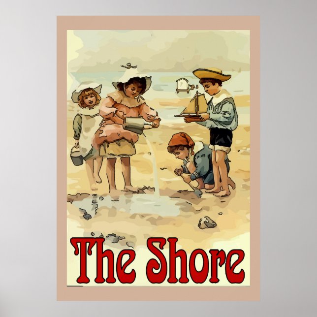 Affiches Shore Kids Style Vintage (Devant)