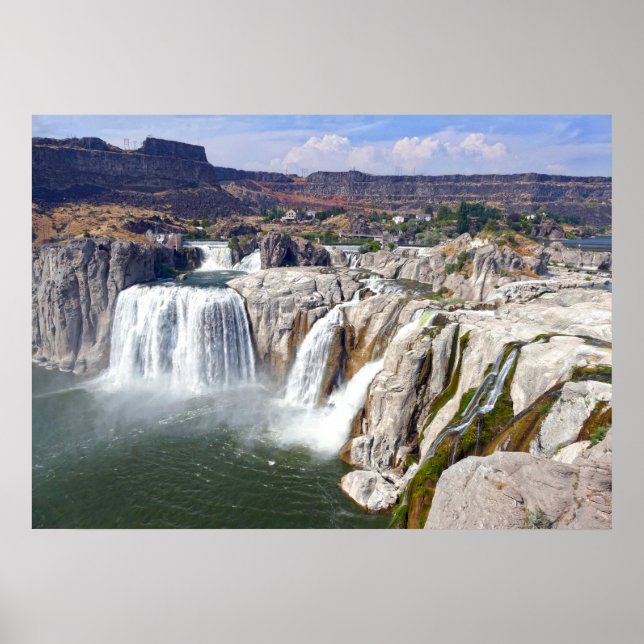 Affiches Shoshone Falls sur la rivière Snake, Idaho (Devant)