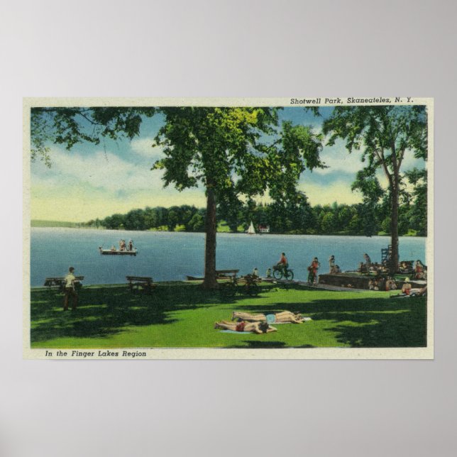 Affiches Shotwell Park pendant la journée ensoleillée (Devant)
