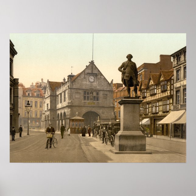 Affiches Shrewsbury Carré, Shropshire, Angleterre (Devant)
