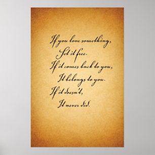 Affiches Si Vous Aimez Quelque Chose. . .