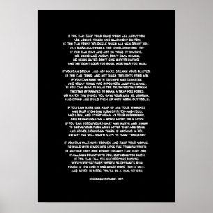 Affiches Si vous pouvez garder la tête quand tout à propos