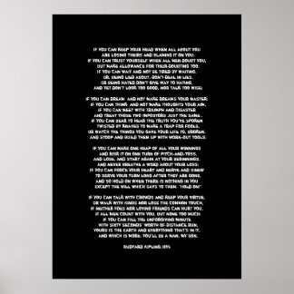 Affiches Si vous pouvez garder la tête quand tout à propos 