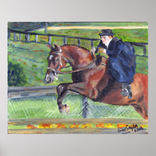 Affiches Sidesaddle Horse Show Portrait