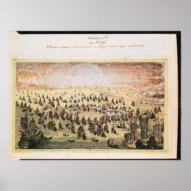 Affiches Siège de Mahon, 20 mai 1756 (Devant)