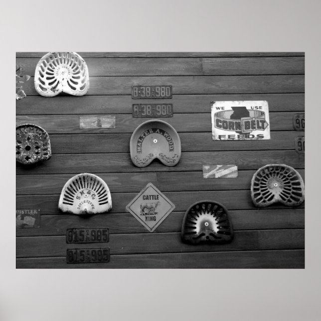 Affiches Siège du tracteur (Devant)