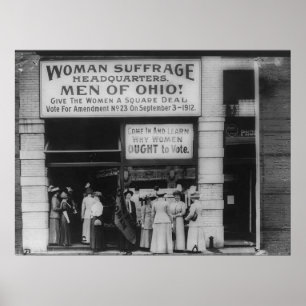 Affiches Sièges sociaux de suffrage de l'Ohio à Cleveland