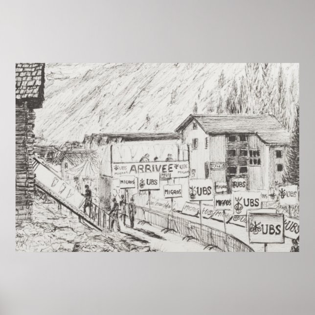 Affiches Sierre à Zinal Mountain Race La fin 2009 (Devant)