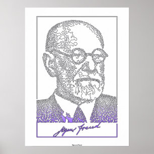 Affiches Sigmund Freud. neurologue autrichien [008]