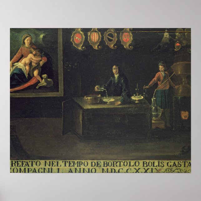Affiches Sign of the Ventian Pharmacists' Guild, 1729 (Devant)