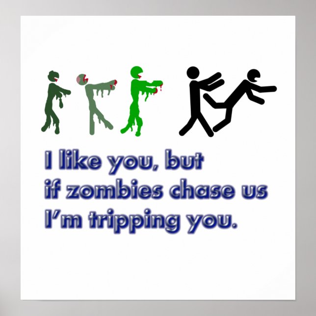 Affiches Signal de voyage Zombies (Devant)