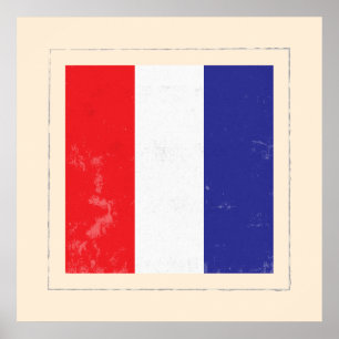 Affiches Signal lettre nautique "T"