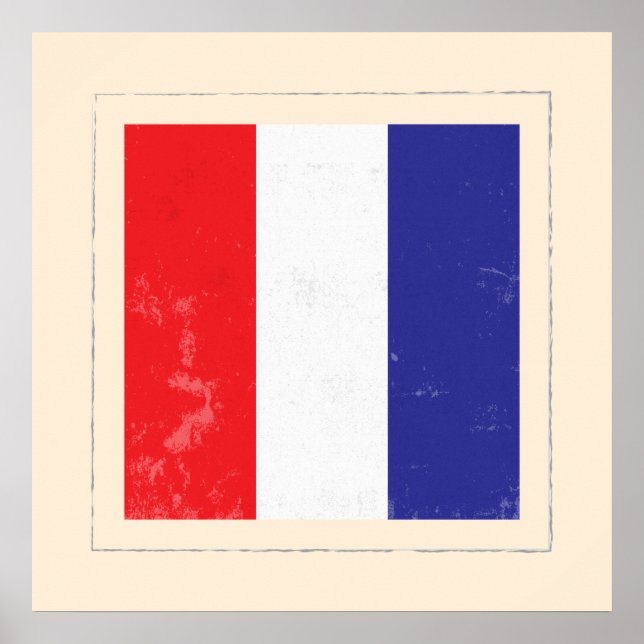 Affiches Signal lettre nautique "T" (Devant)