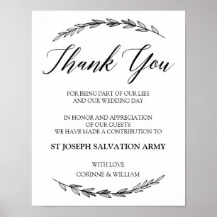 Affiches Signal mariage - Dons Laurel Signal Mariage