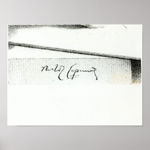 Affiches Signature de Nicolaus Copernicus