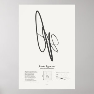 Affiches Signatures de sonnets : Sonnet 2