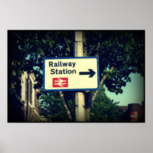 AFFICHES SIGNE DE LA GARE