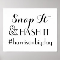 Signe de script du Mariage photo de balise de hach