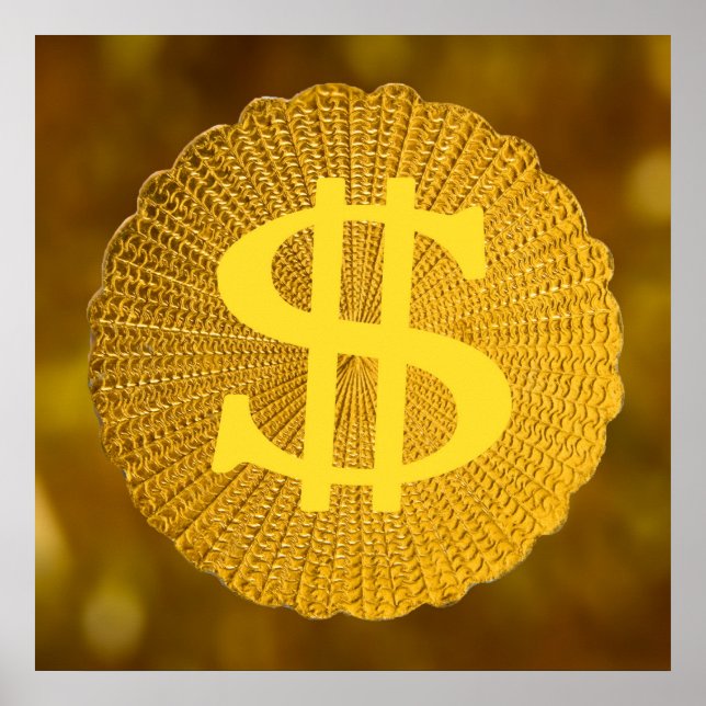 Affiches signe dollar (Devant)